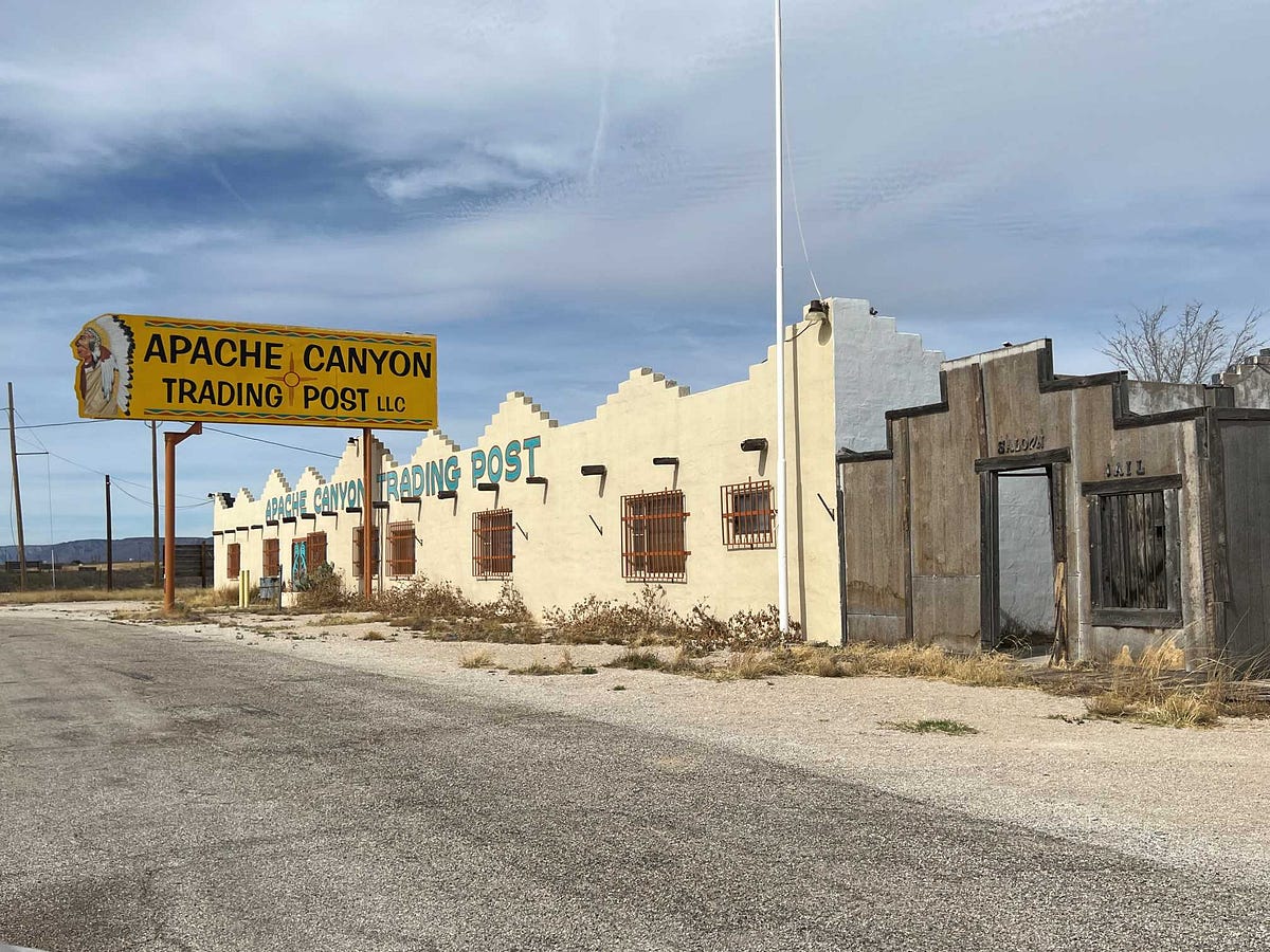 Abandoned Apache Canyon Trading Post by Julia A. Keirns