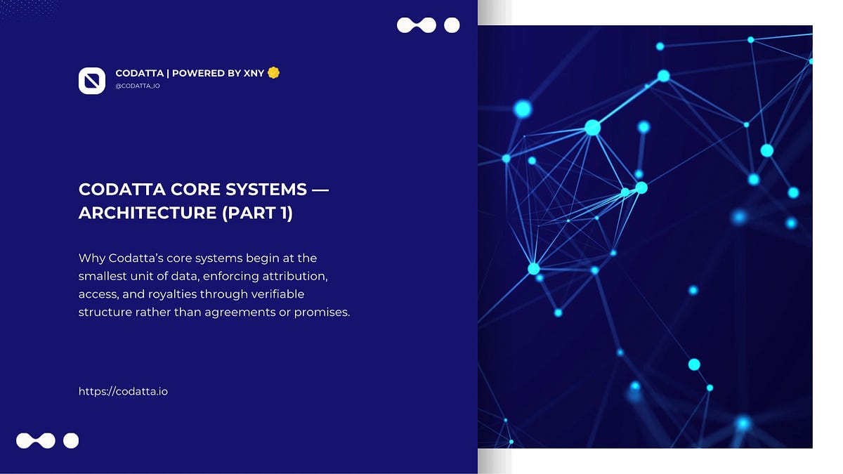 Codatta Core Systems — Architecture (Part 1) | by Karen Eddy | Jan ...