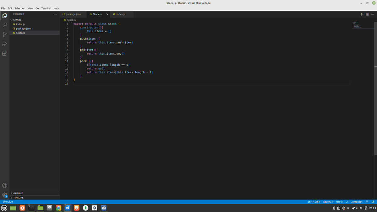 Simplest stack implementation in javascript | by शशांक सिंह | Medium