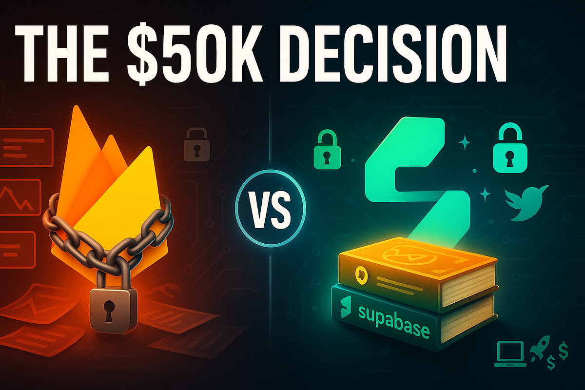 I Built the Same App on Firebase vs Supabase —The $50K Decision That ...