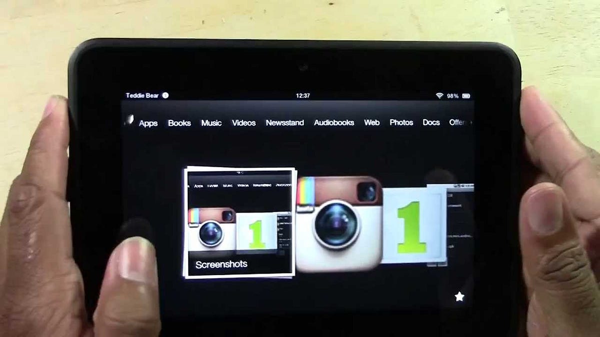 How to take Screenshots on Kindle Fire by Daniel Wilson Medium