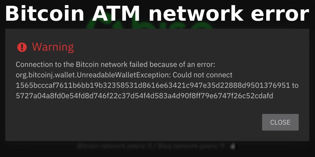 Bitcoin ATM +1 (888) 275⇎1651☎ network error