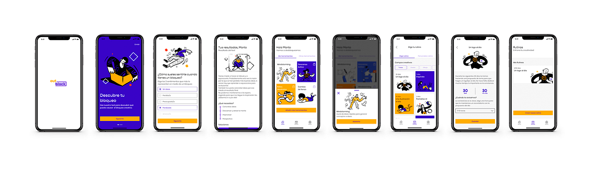 Outblock, la app para bloqueos creativos | by Mai Martin | Medium