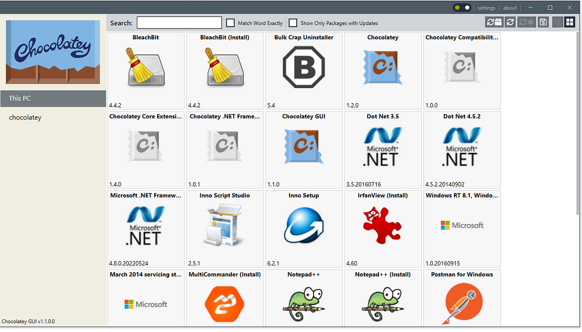Chocolatey GUI. I have written a couple of articles on… | by Coffman ...
