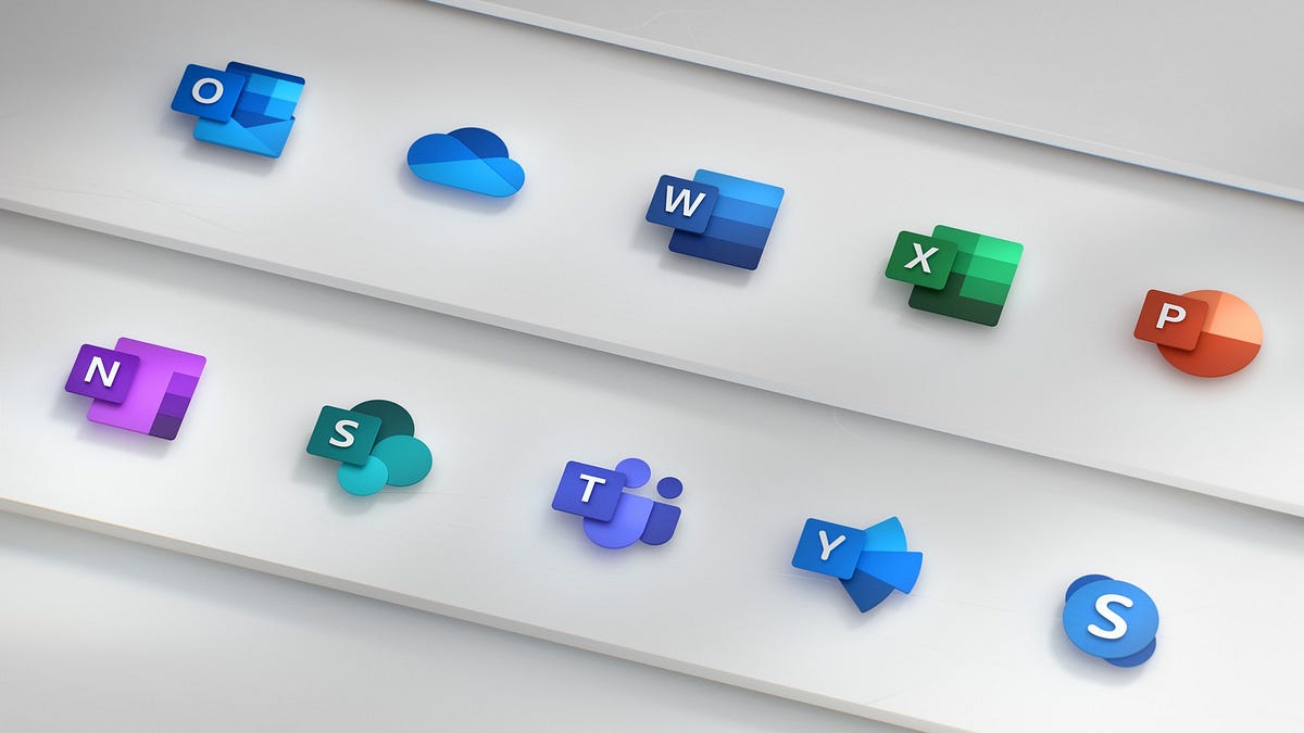 Microsoft Office 365 Icons — UI. Office 365 | by Lenine | Coletivo UX