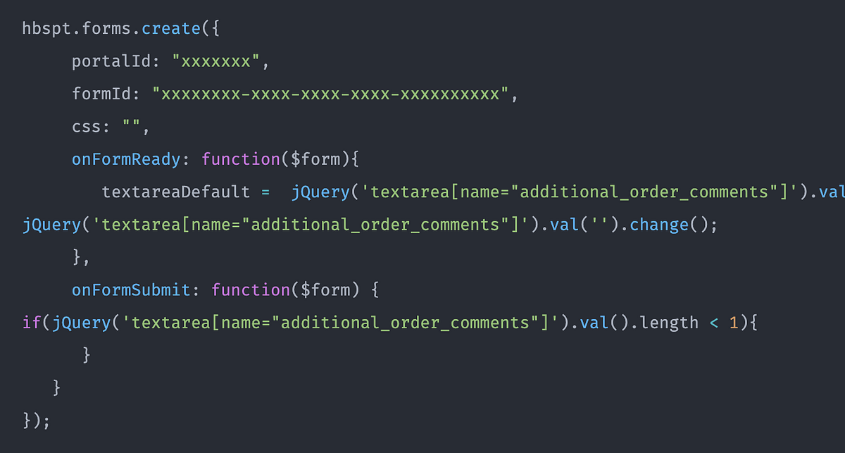 Hubspot Embedded Form onFormReady & onFormSubmit | by Mike McBrien | Medium