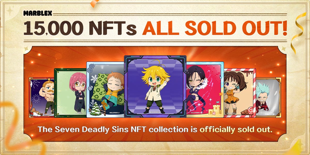 The Seven Deadly Sins NFT Collection — Officially Sold Out!