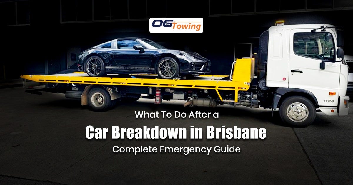 Car Broken Down on a Brisbane Motorway? What to Do & Who to Call