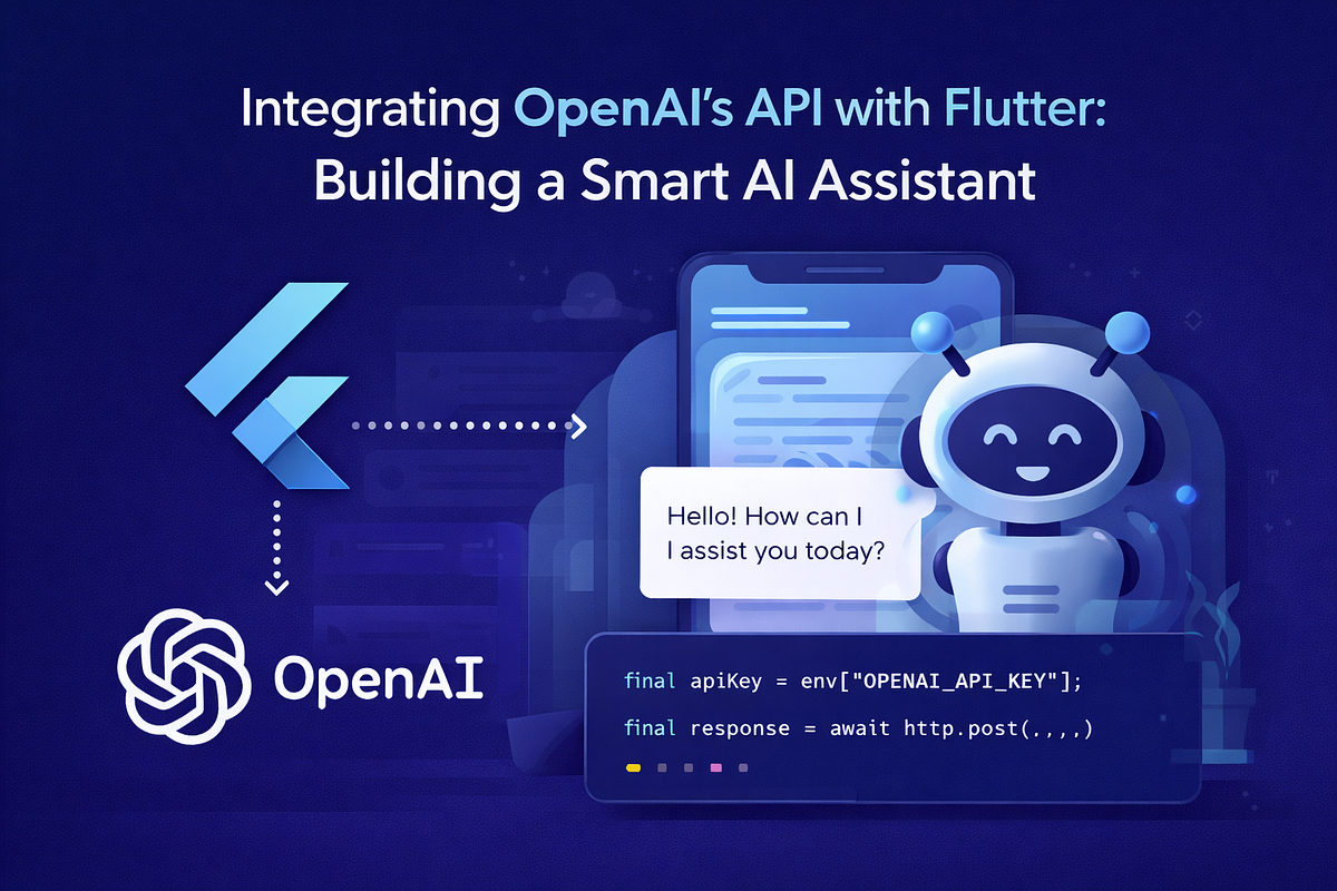 Integrating OpenAI’s API with Flutter: Building a Smart AI Assistant 🤖📱 ...