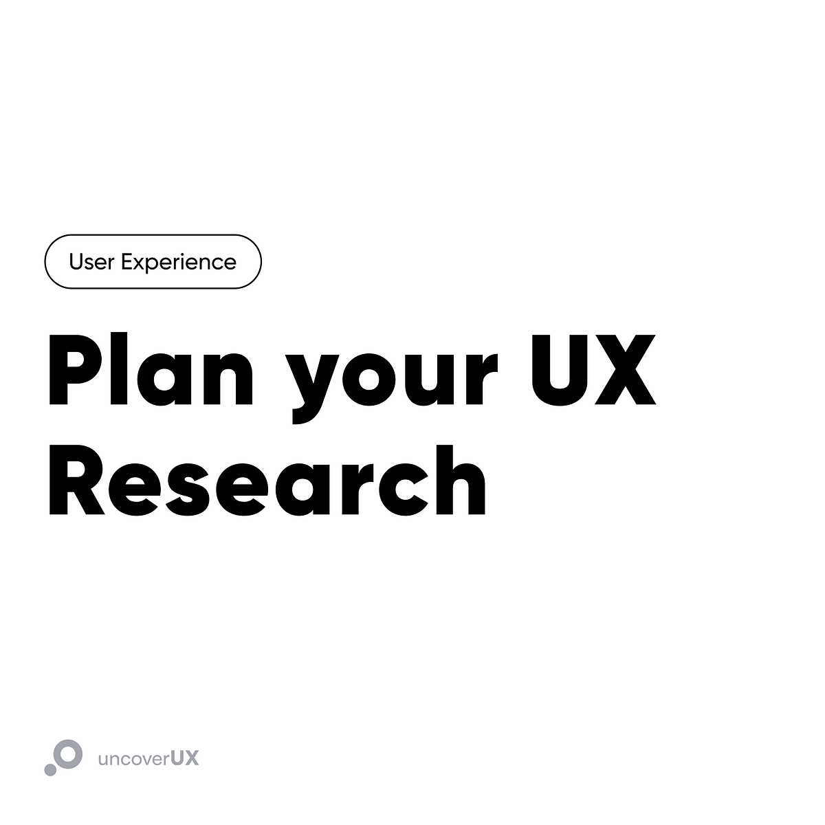 Plan your UX Research. A user research plan is useful for… by Alex A