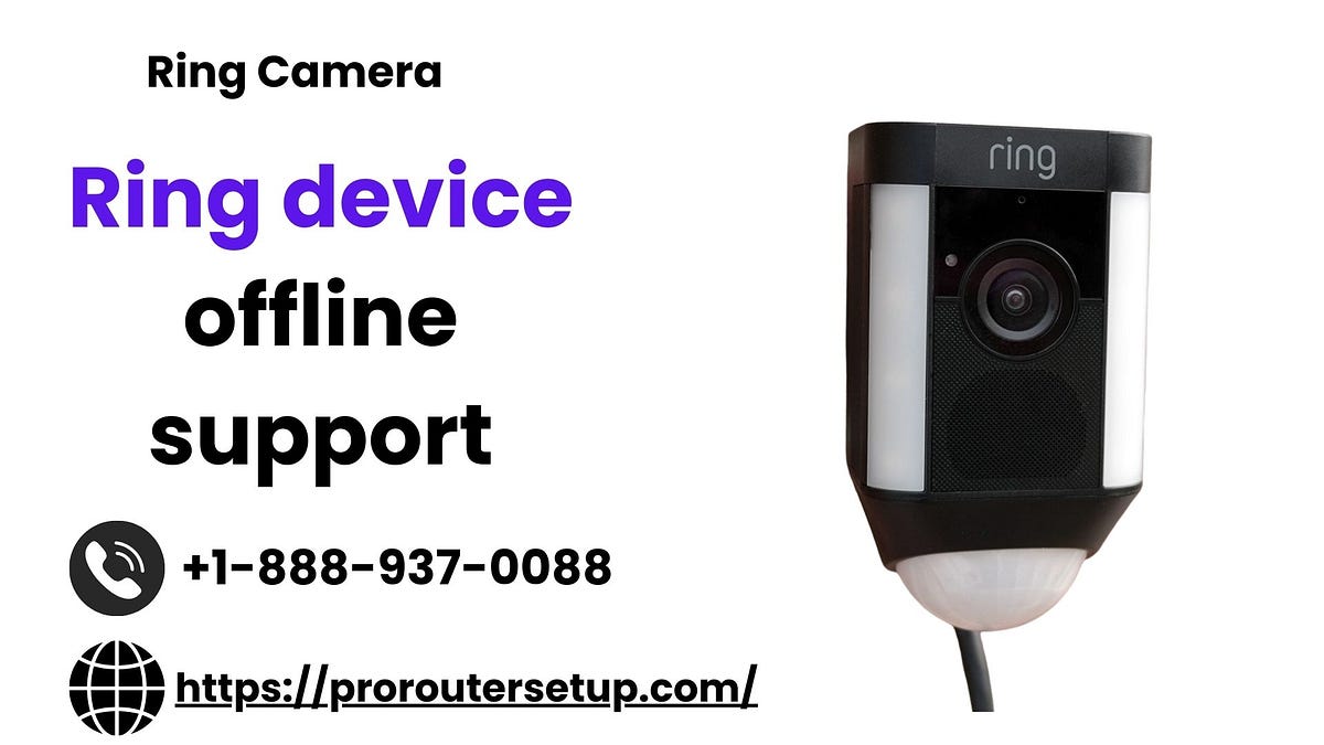 Ring device offline support Call +18889370/088 Medium