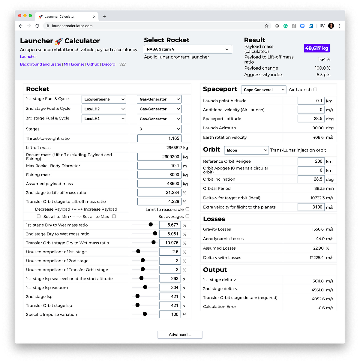 Introducing the Launcher Rocket Calculator | by Launcher | Medium