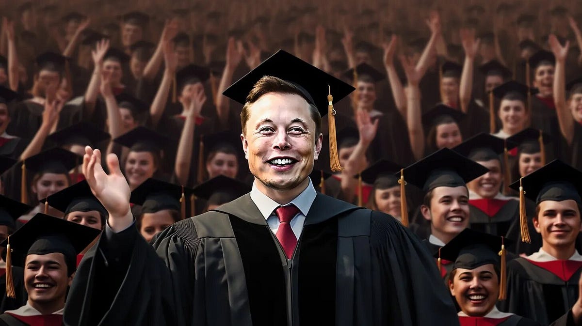 ¡Adiós a la educación tradicional! Elon Musk abre las puertas a su