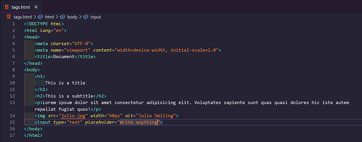 Starting with HTML 🧡. One of the most important languages for… | by ...