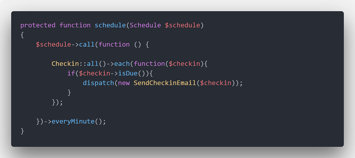 Laravel & User Defined Scheduling 📅 ⌚️ by David Piesse Medium