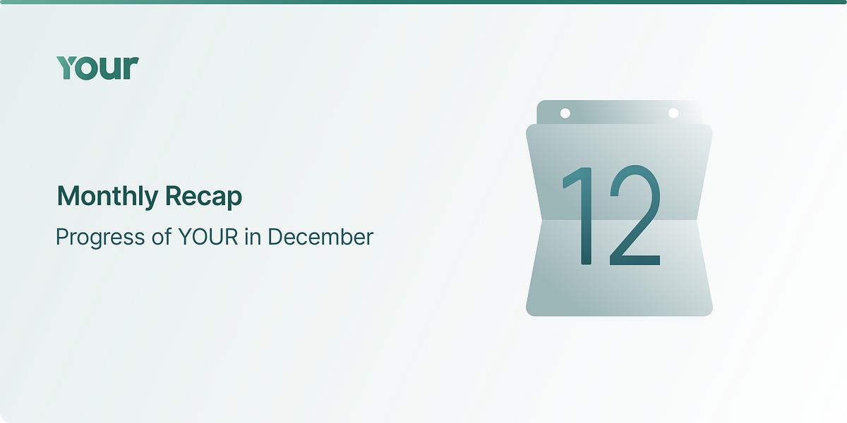 Monthly Recap — December 2022. Progress of YOUR in December | by YOUR ...