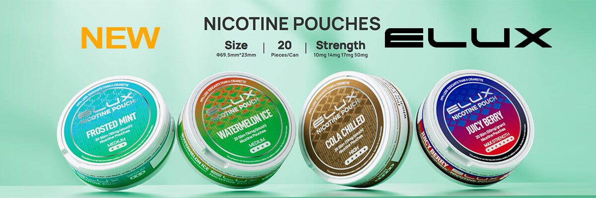 Elux Nicotine Pouches — A Clean, Discreet Tobacco-Free Alternative for Adult Users