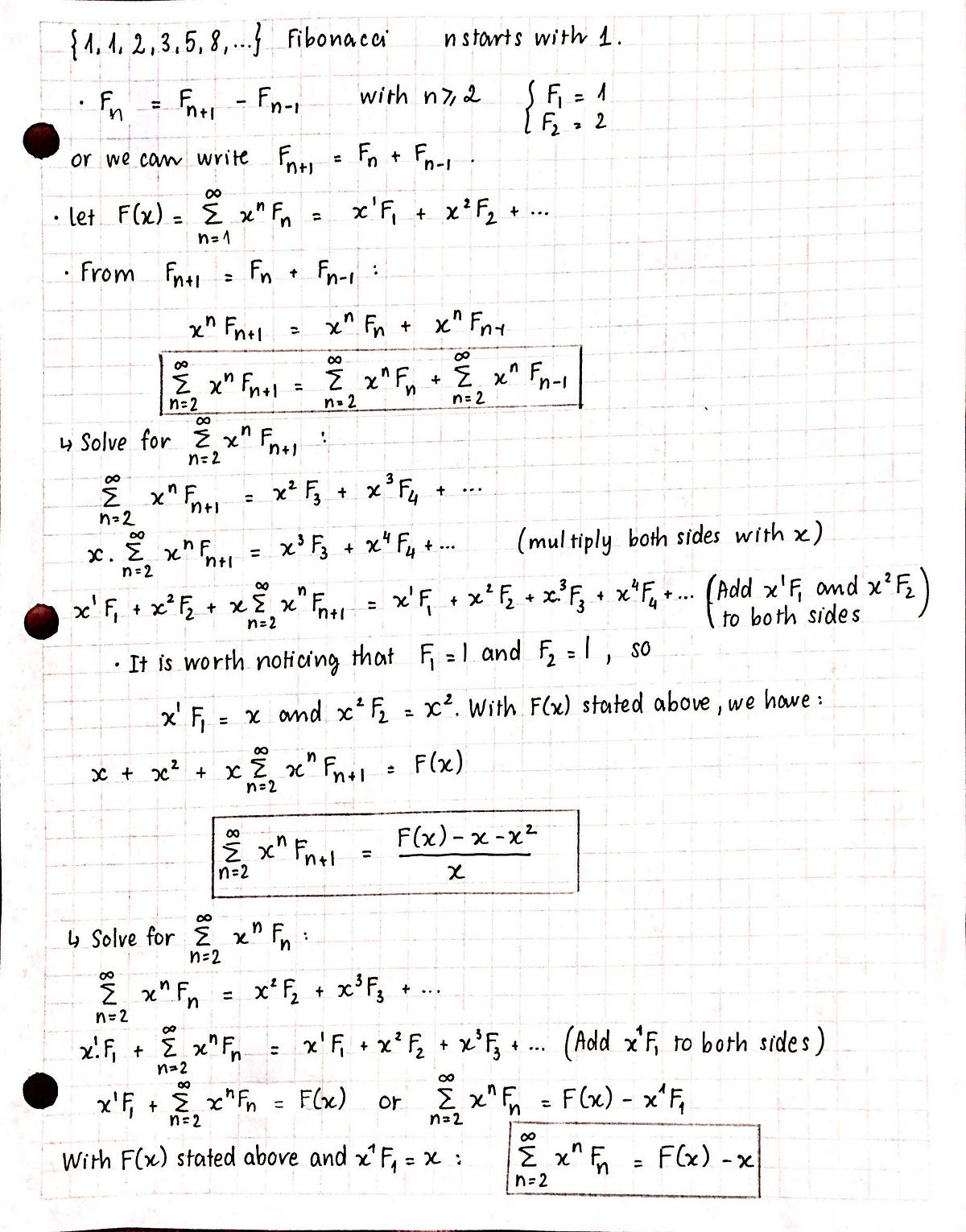 College Calculus III: The General Formula For Fibonacci Sequence | by Y ...