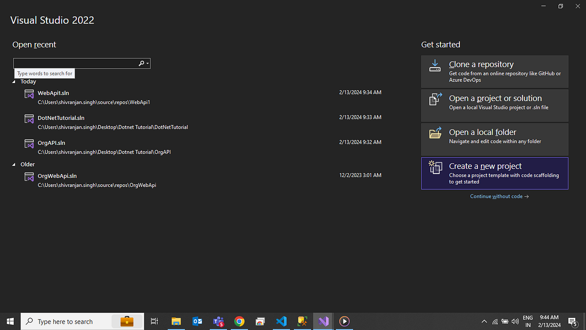 WebAPI Beginner's Guide Visual Studio 2022, .NET 6.0 (With EF Code ...