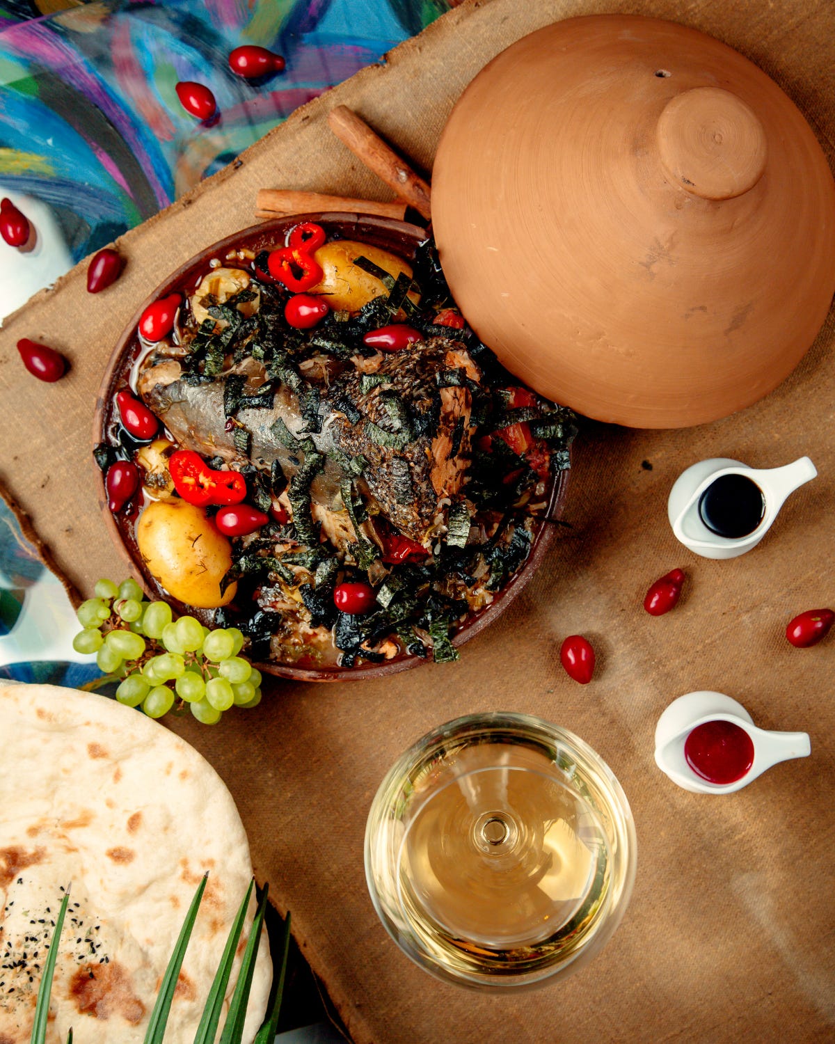 Fish Tagine with Chermoula Sauce