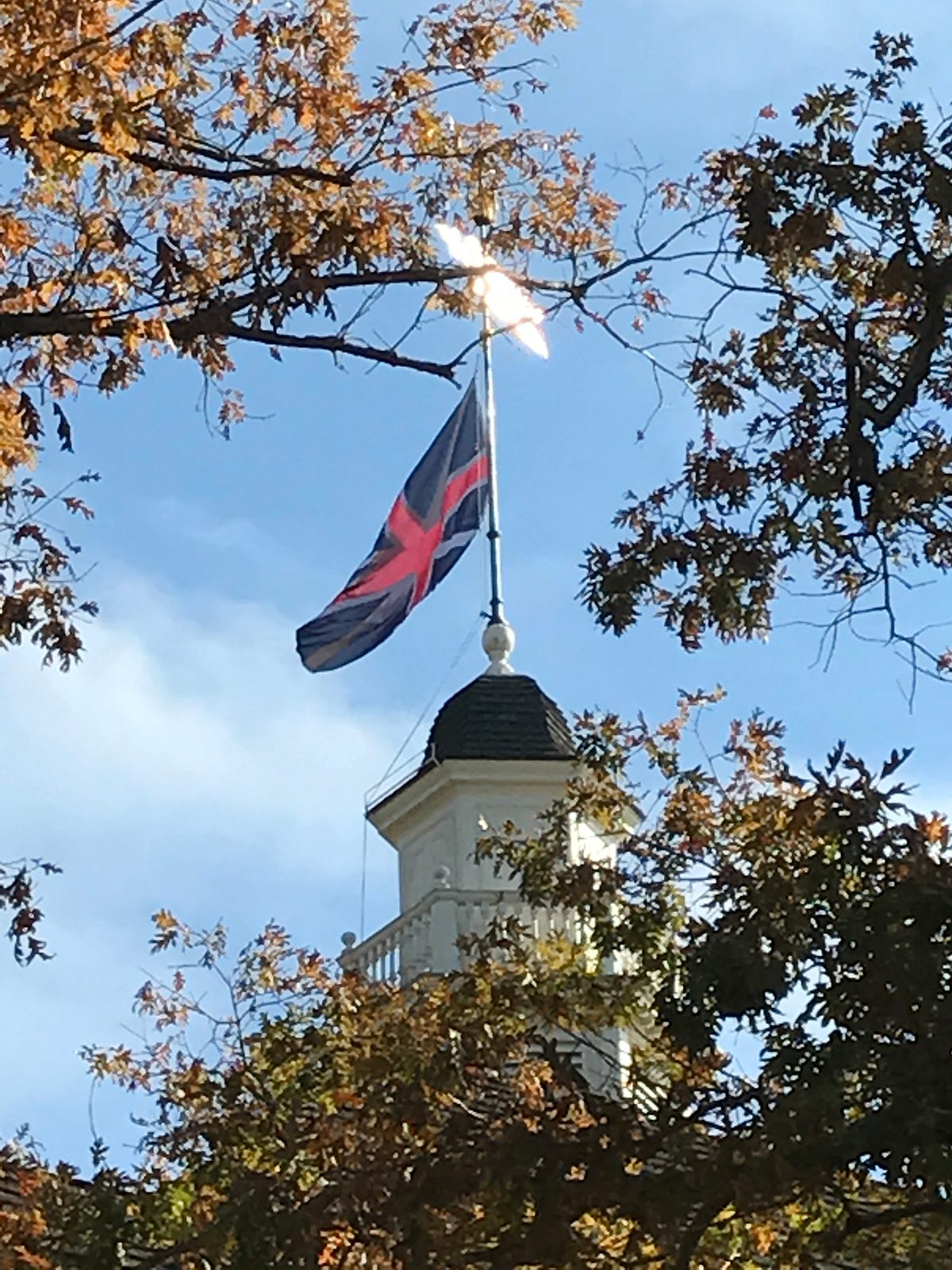 107.. A foreign flag flies by Jim Barber Medium