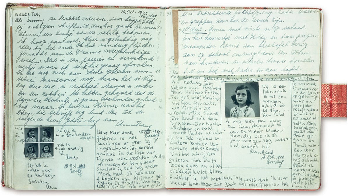 Scrivere, come Anne Frank. “La cosa più bella per me rimane poter…, by  Michela Pibiri, Scrivere oggi