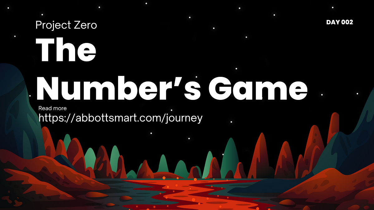 THE NUMBER’S GAME. As I sat and typed this I still… | by Abbottsmart ...
