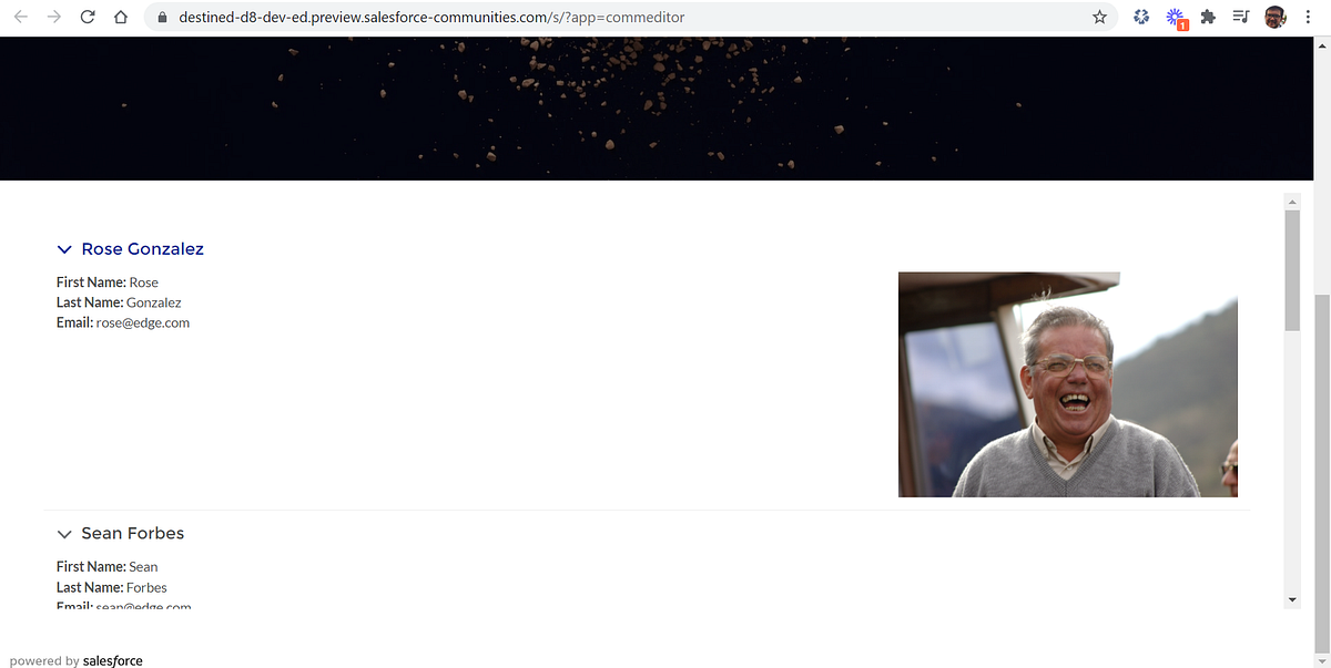 Lightning  Component Basic sObject Record Accordion List by