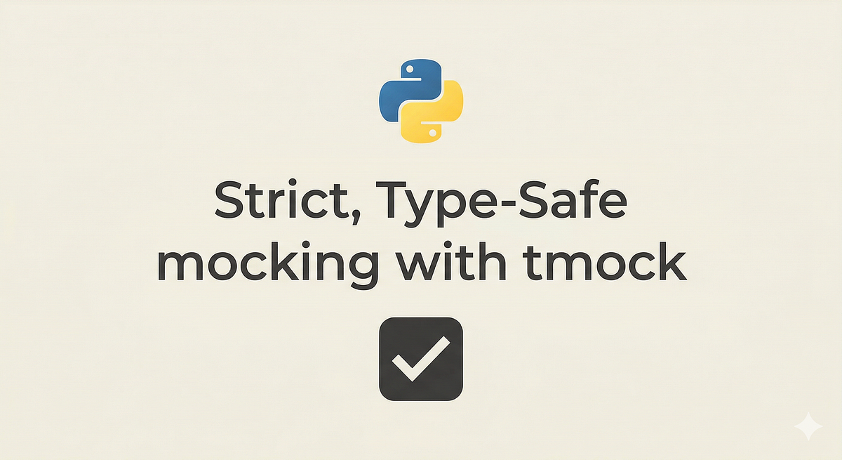 Type-safe mocking in Python: A new approach with tmock | by Pedram ...