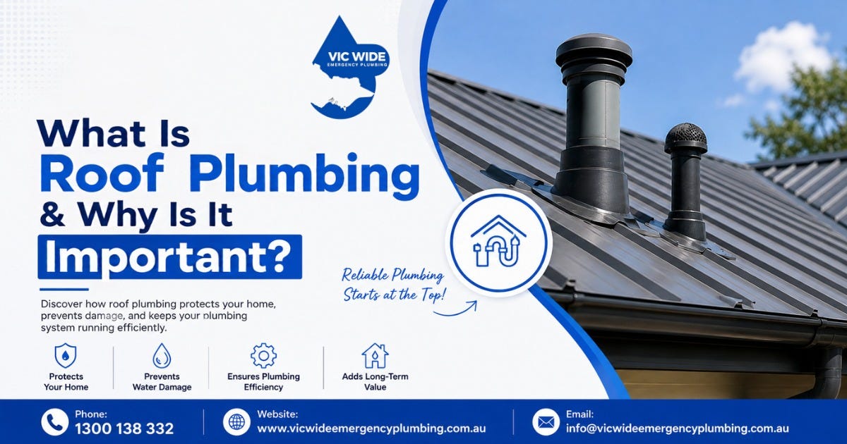 What Is Roof Plumbing & Why Is It Essential for Your Property?