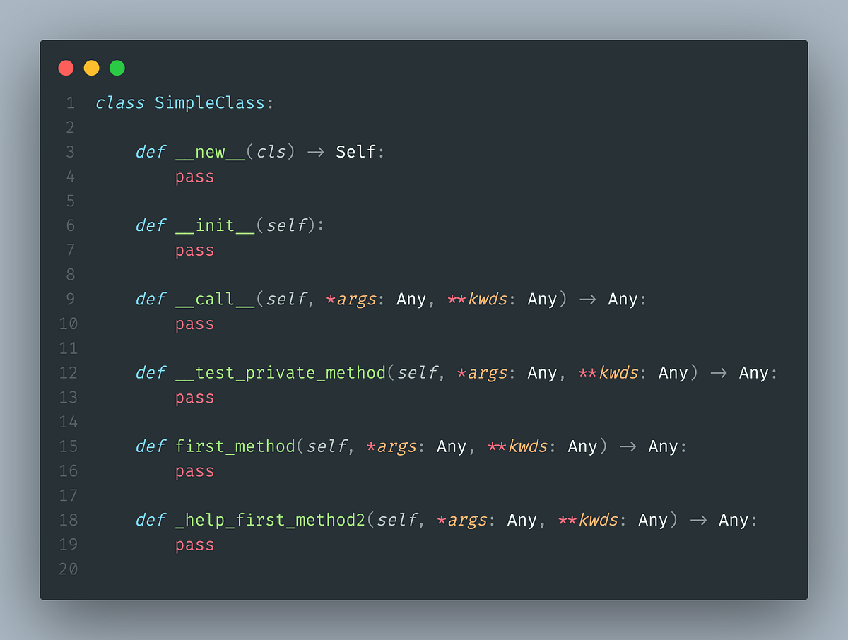 Organising Your Python Classes and Methods | by Pastor Emmanuel | May ...