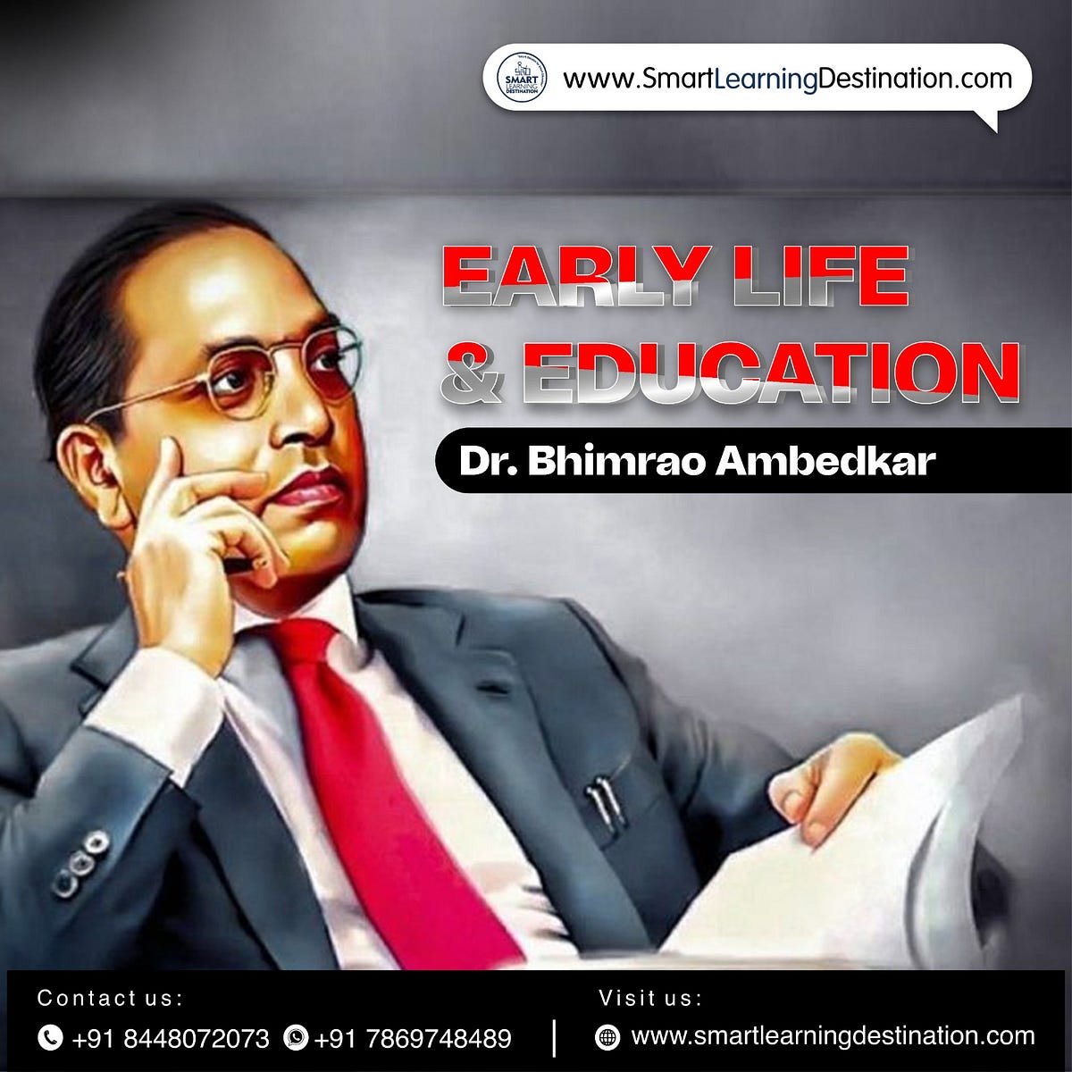Early Life and Education of Dr. Bhimrao Ambedkar | by Smart learning ...