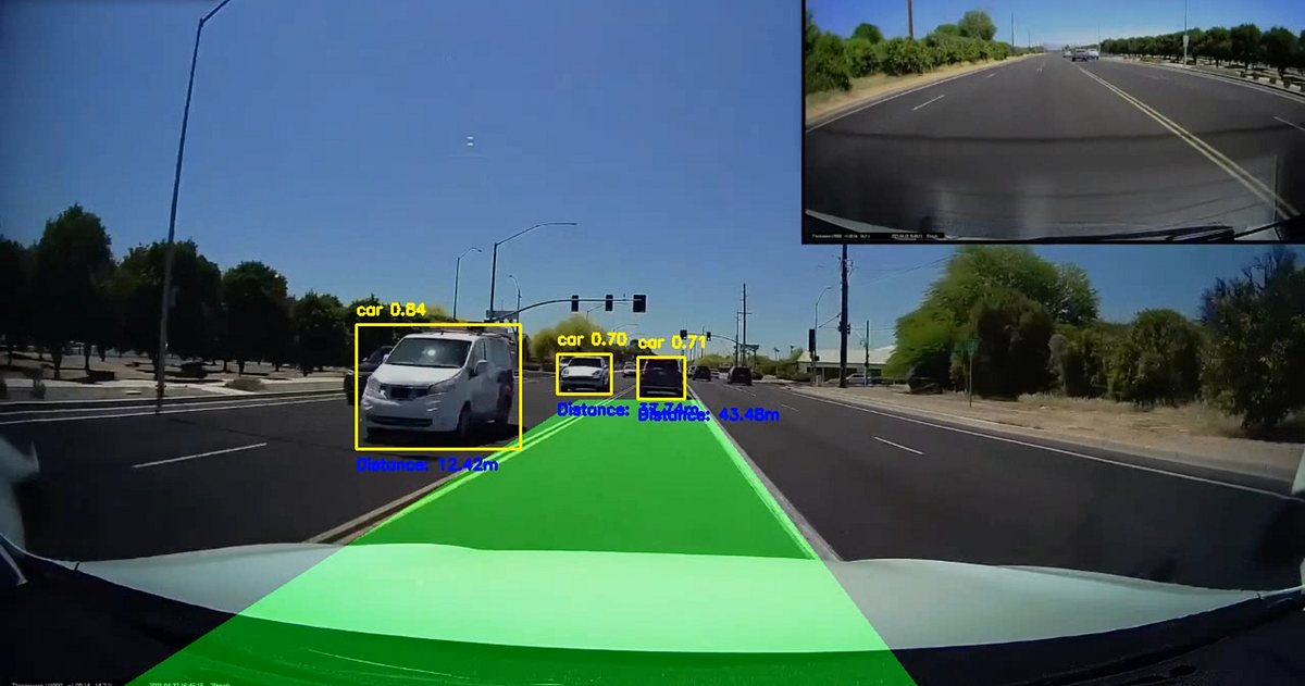 Building a Lane and Car Detection System Using YOLOv8 and OpenCV | by ...