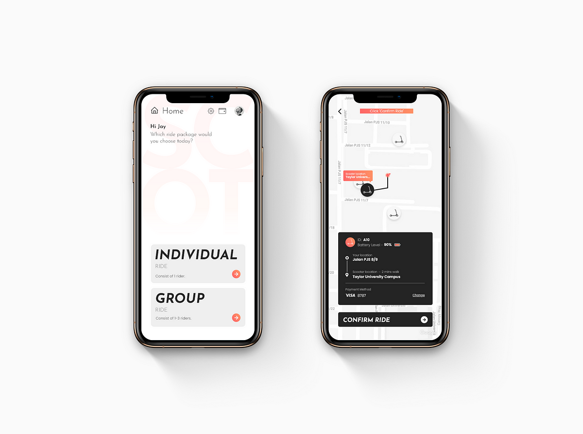 Scot — An EScooter Rental App[UI/UX] Case Study by Jay Young Medium