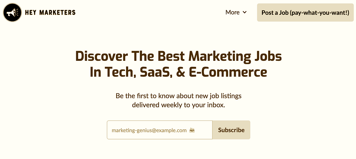 How I Launched a Profitable Job Board for Marketers with NoCode Tools in 3 Weeks by Corey