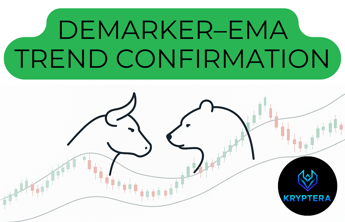 DOGE-USD-DeMarker–EMA Trend Confirmation Strategy | by Kryptera | Nov, 2025  | Medium