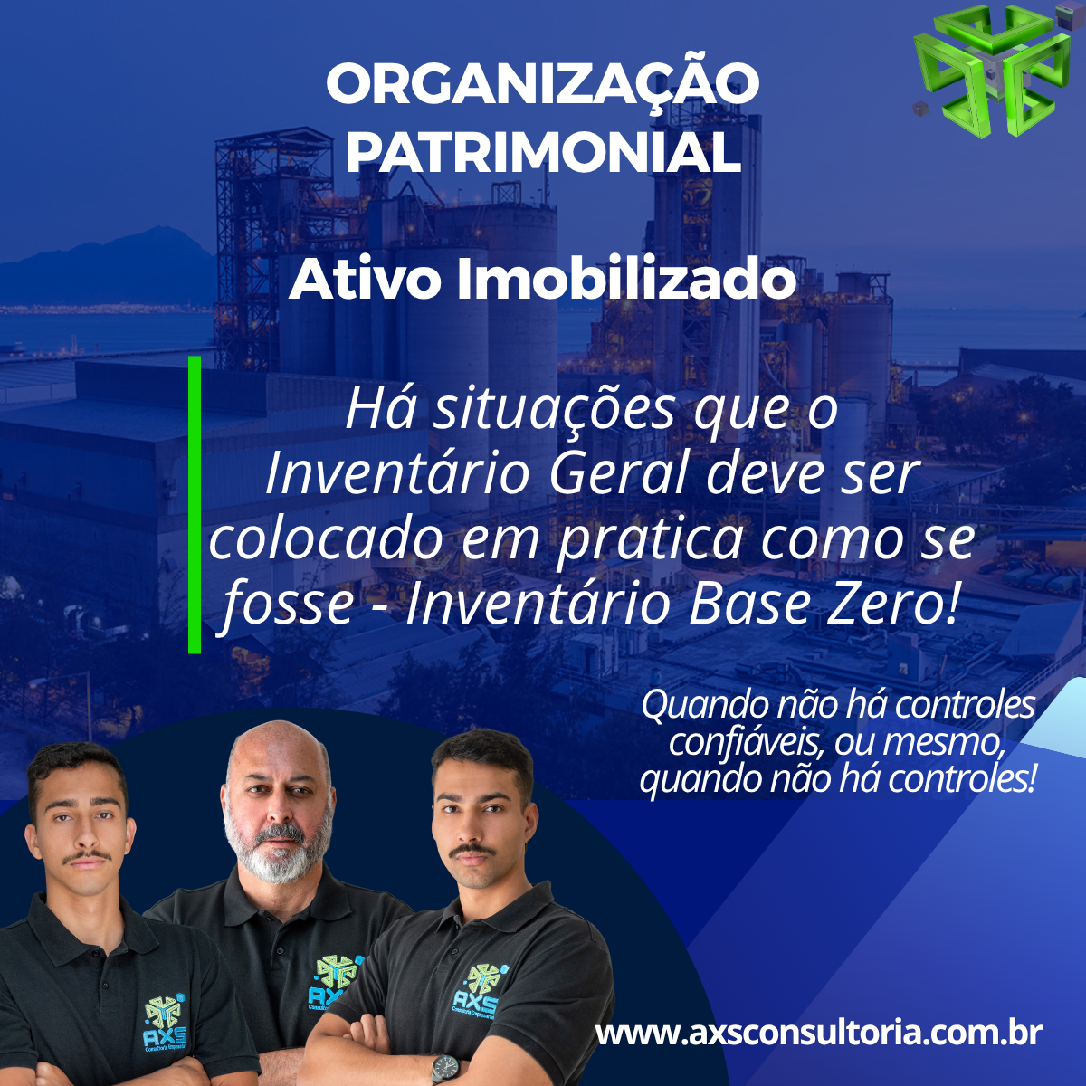 Inventário do Ativo Imobilizado — Base ZERO!