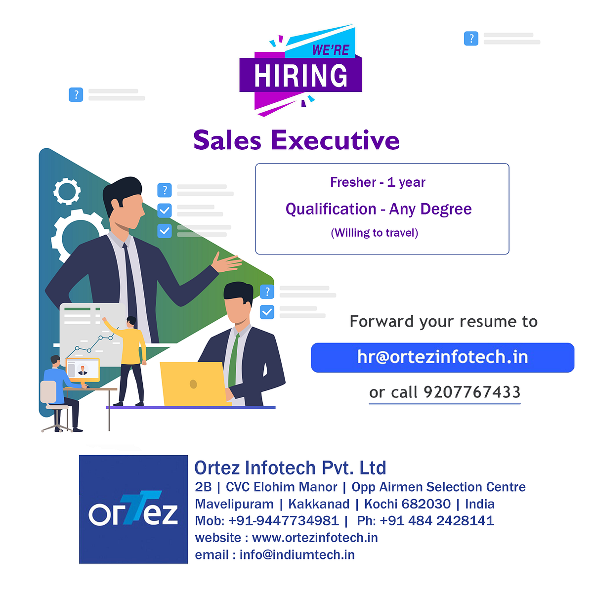 we are hiring - Ortez Infotech Private Limited - Medium