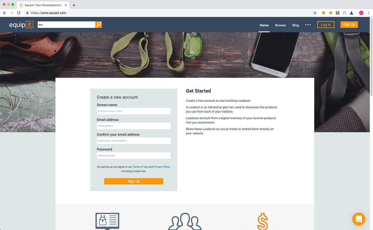 Equipit.com. A UX internship | by James D. Bailey | UX portfolio for ...