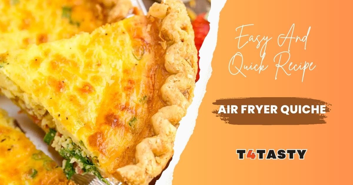 Air Fryer Quiche — Easy Recipe. Air Fryer Quiche is a delicious and