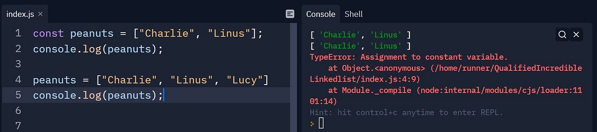 Mutability & Reassignment in JavaScript | by Becca Rozmajzl | Medium