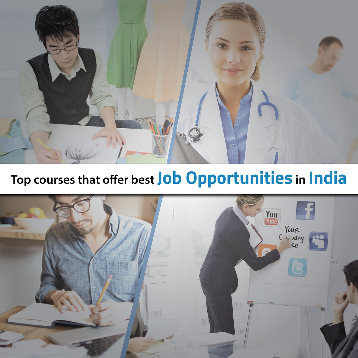 Top courses that offer best job opportunities in India by Pratik