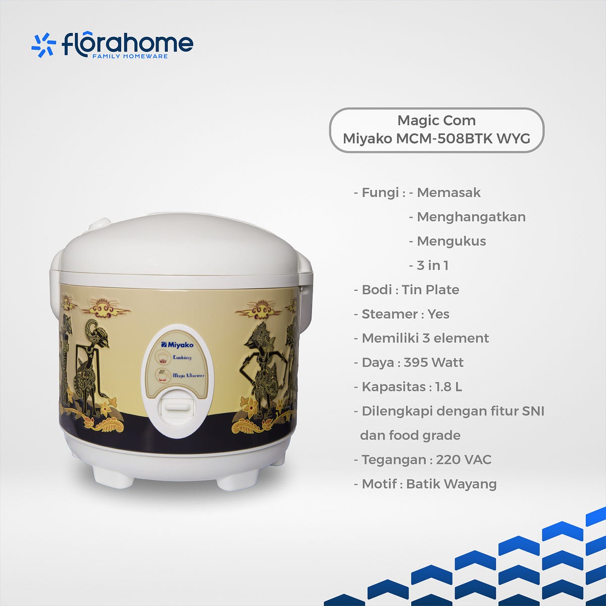 Distributor rice cooker miyako kecil Banjarmasin Rice Cooker Miyako