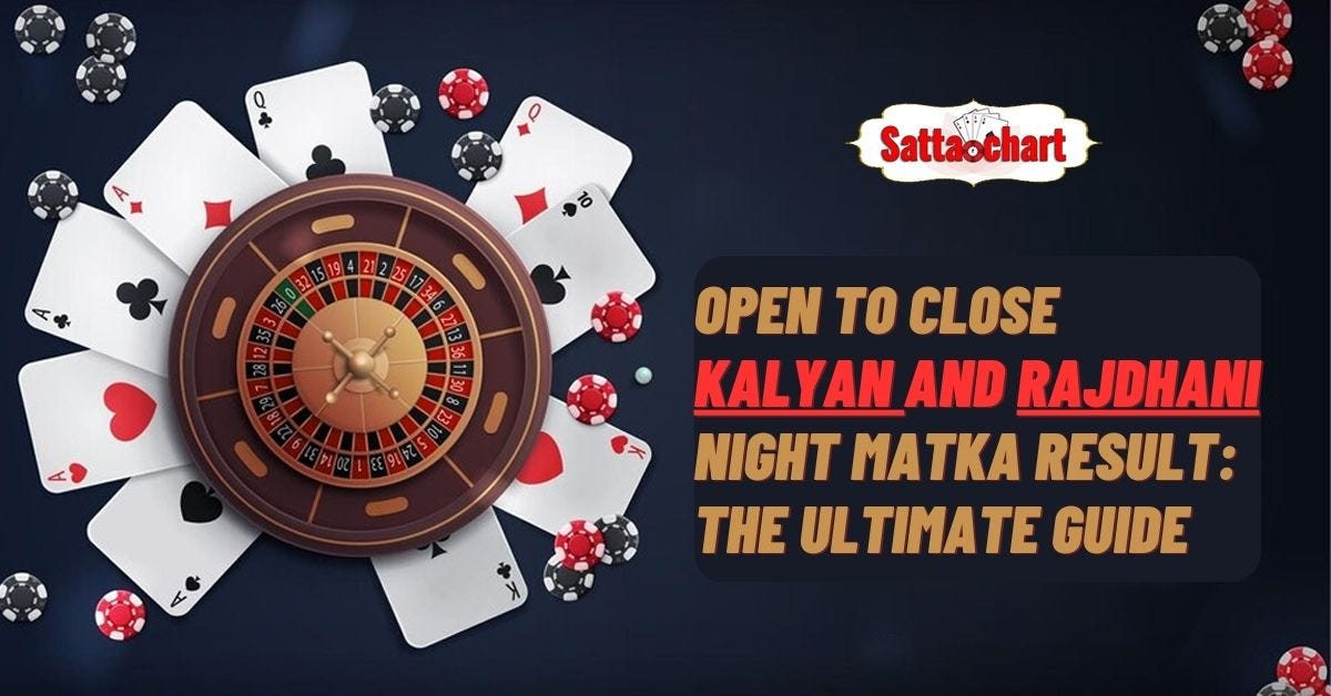OpentoClose Kalyan and Rajdhani Night Matka Result The Ultimate