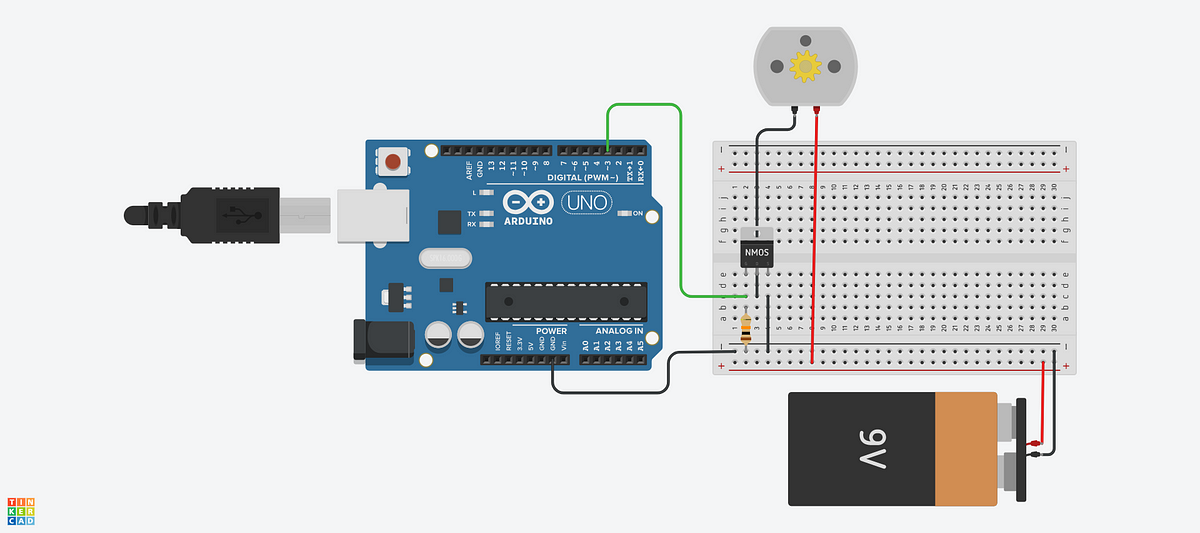 Arduino ve Mosfet ile DC Motor Kontrolü | by Ceyhun Keklik | Medium