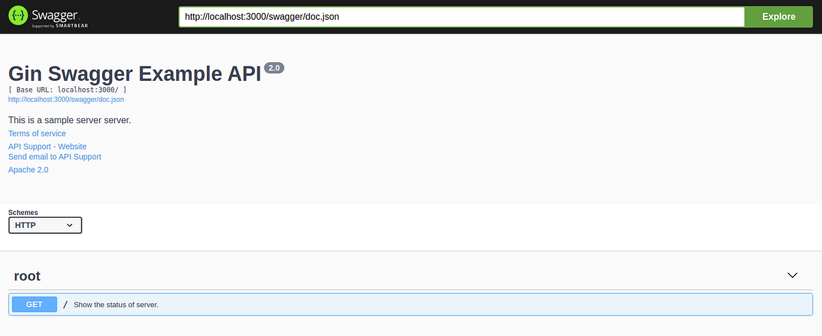 Tutorial: Generate Swagger Specification and SwaggerUI for Gin Go