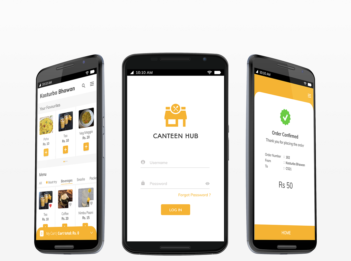 Canteen Hub. A UI/UX case study on food ordering… by Radha Jayaraman