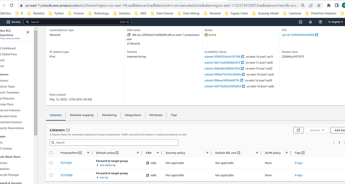 Experiments with ECS Series — Topic 2 Using a Network Load Balancer