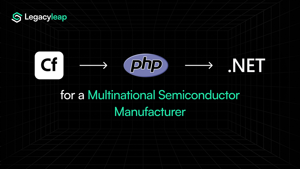 What We Learned Helping a Semiconductor Giant Modernize ColdFusion Apps ...
