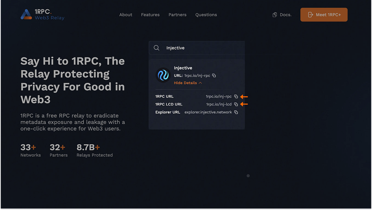 1RPC Integrates Injective to Bring Enhanced Privacy Protection to Web3 ...